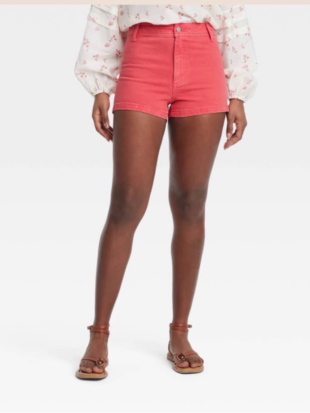 Target Coral High-Waist Women’s Shorts